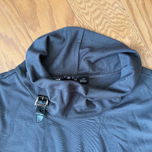 🖤 La Classe Couture T-Shirt Dress | Casual Chic | Soft Stretch | Size Large - Picture 3 of 6